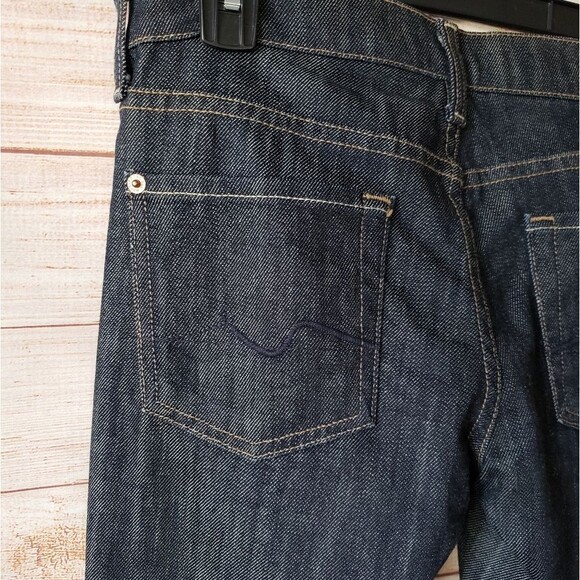 7 For All Mankind Slim Straight Leg Roxanne Cotton Blend Embellished Jeans 26 - Picture 4 of 10